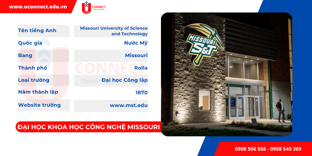 Học bổng và học phí Missouri S&T, bang Missouri - Mỹ